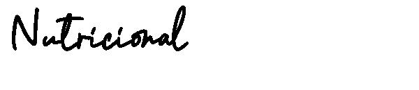 Nutricional字体