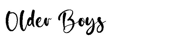 Older Boys字体