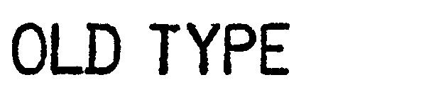 OLD TYPE字体