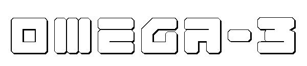 Omega-3字体