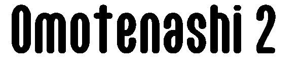 Omotenashi 2字体