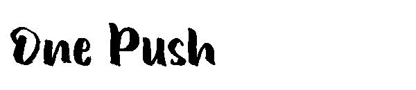One Push字体