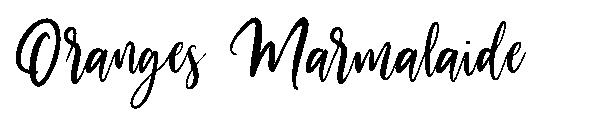 Oranges Marmalaide字体