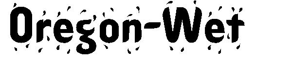 Oregon-Wet字体