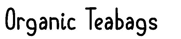 Organic Teabags字体