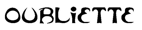 Oubliette字体