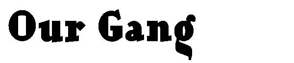Our Gang字体