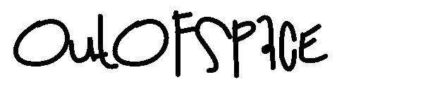 OutOfSpace字体