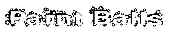 Paint Balls字体