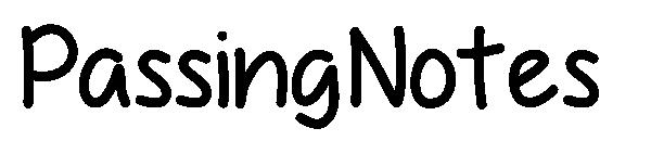 PassingNotes字体