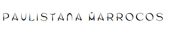 Paulistana Marrocos字体
