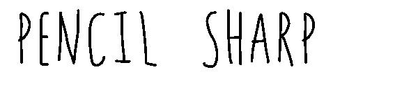 PENCIL SHARP字体