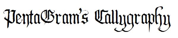 PentaGram’s Callygraphy字体