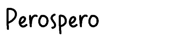 Perospero字体