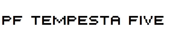 PF Tempesta Five字体