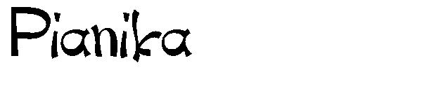 Pianika字体