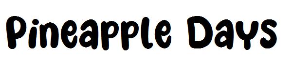 Pineapple Days字体