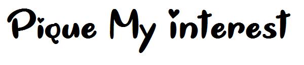 Pique My Interest字体