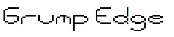 Grump Edge字体