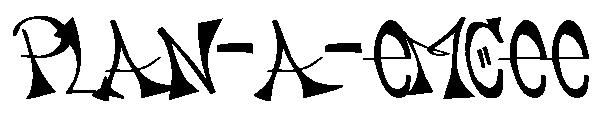 PLAN-A-EMCEE字体