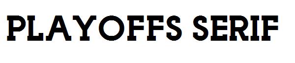 Playoffs Serif字体