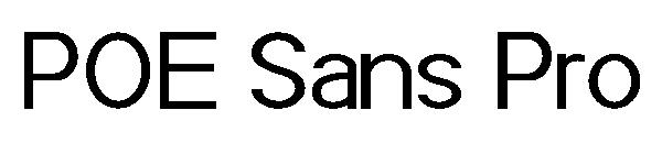 POE Sans Pro字体