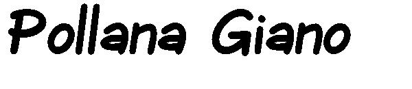 Pollana Giano字体