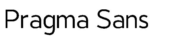 Pragma Sans字体