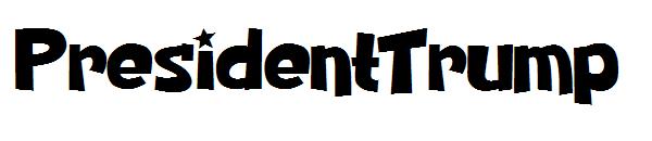 PresidentTrump字体