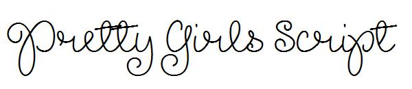 Pretty Girls Script字体
