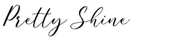 Pretty Shine字体