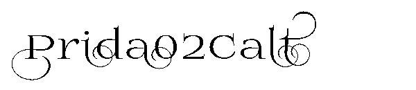 Prida02Calt字体