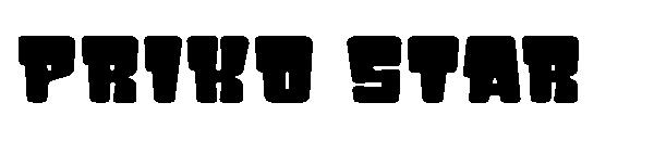 PRIKO STAR字体
