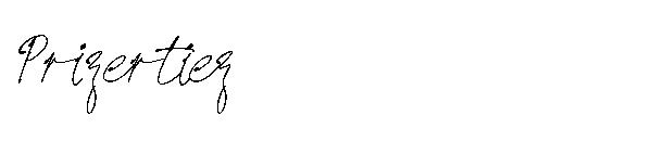 Prizertiez字体