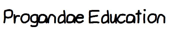 Progandae Education字体