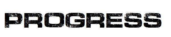 PROGRESS字体