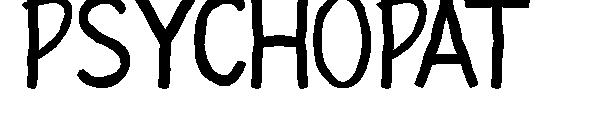 PSYCHOPAT字体