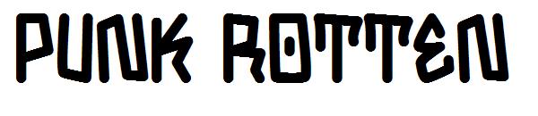 Punk Rotten字体