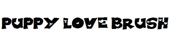 PUPPY LOVE BRUSH字体