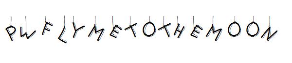 PWFlymetothemoon字体