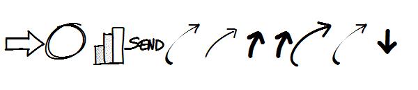 PWNewArrows字体