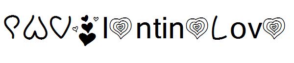 PWValentineLove字体