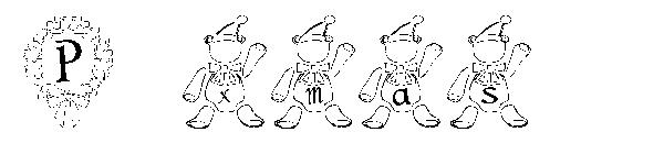 P-xmas字体