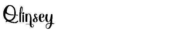Qlinsey字体