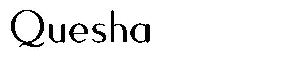 Quesha字体
