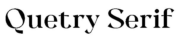 Quetry Serif字体