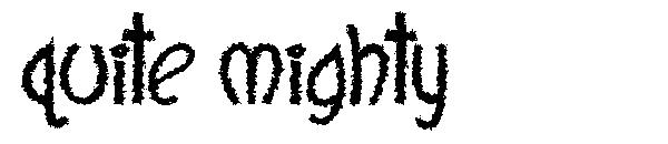 Quite Mighty字体