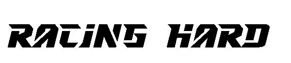 RACING HARD字体