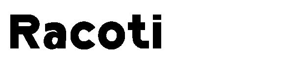 Racoti字体