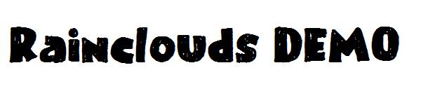 Rainclouds DEMO字体